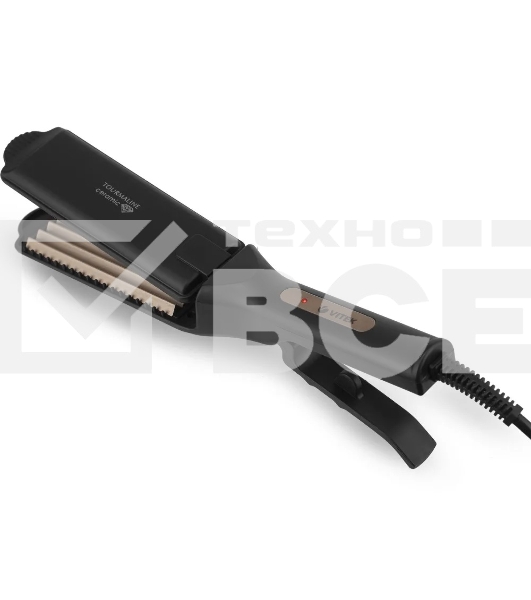Щипцы Vitek VT-8407 45Вт черный макс.темп.:225С покрытие:турмалиновое