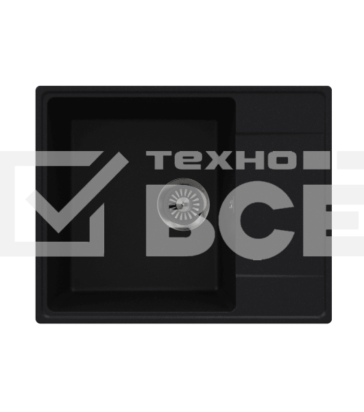 Кухонная мойка Maunfeld Lacrima 605 MFQS-605B черный