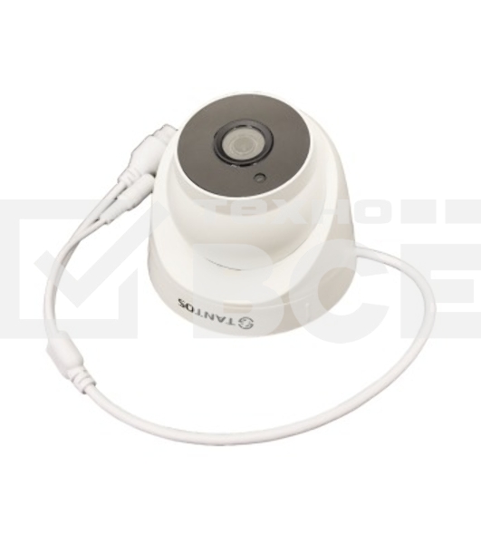 Камера видеонаблюдения IP Tantos TSi-Eeco25F 3.6-3.6мм цв. корп.:белый/черный (00-00122955)