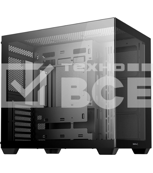 Компьютерный корпус Deepcool CG530 черный без БП ATX 2x120мм 2x140мм 2xUSB 2.0 1xUSB 3.0 audio bott PSU