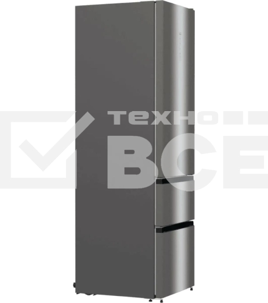 Холодильник Hisense RM469N4ACD двухкамерный, серый, 270/126, морозилка снизу, Total No Frost