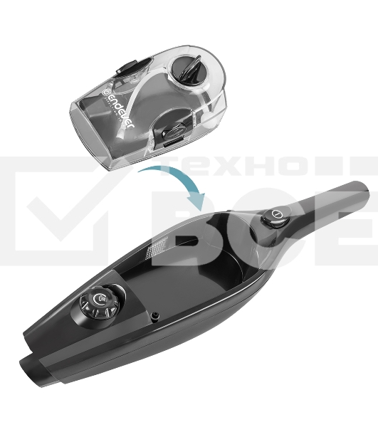 Паровая швабра Endever Odyssey Q-623 черный, 1600 Вт, 0,35 л