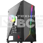 Корпус Bloody BD-CC106F черный без БП ATX 4x120mm 1xUSB2.0 1xUSB3.0 audio bott PSU, фото 1