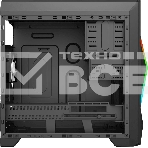 Компьютерный корпус Zircon Ares без БП (Midi Tower, Micro-ATX, черный, 1*USB3.0+2*USB2.0), фото3