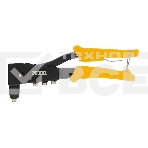 Заклепочник ручной Denzel 255 мм, литой, усиленный, заклепки 2,4-3,2-4,0-4,8 мм, фото 1