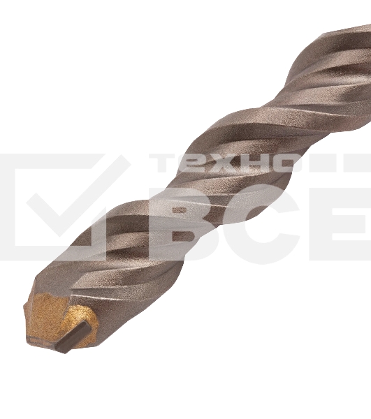 Бур по бетону Denzel двойная спираль, Cobalt W-tip, 16x460 мм, SDS PLUS