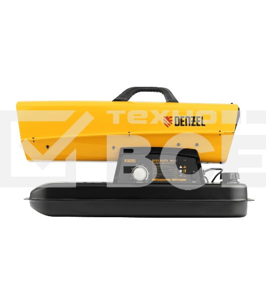 Дизельная тепловая пушка Denzel DHG-25i, 25 кВт, 600 м3/ч, прямой нагрев, термостат