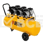 Компрессор безмаслянный малошумный Denzel DLS 1800/100,1800 Вт, 3х600, 100 л, 345 л/мин, фото 1