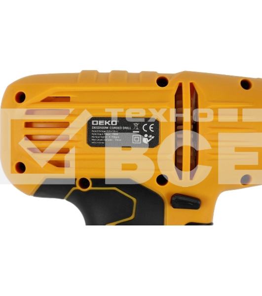 Дрель-шуруповерт сетевая Deko DKSD500W, 500Вт