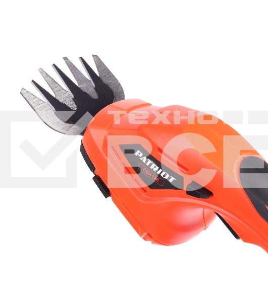 Ножницы-кусторез аккумуляторные PATRIOT CSH 136 3,6В, лазерная заточка, ширина 80мм, макс. 8мм, акб 1,5 Ah