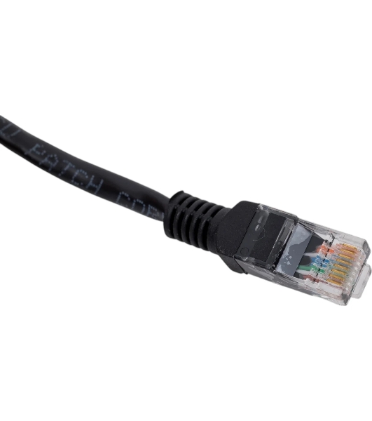 Патч-корд медный UTP Cablexpert PP10-10M/BK cat.5e, 10м, литой, многожильный, черный