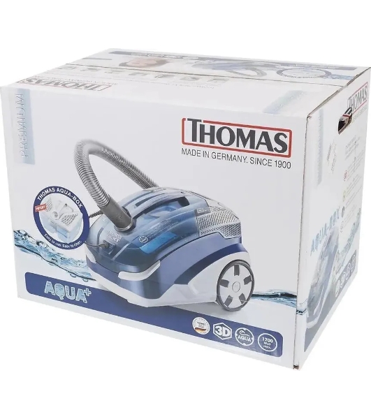 Пылесос моющий Thomas TWIN XT черный/синий, 325/1700 Вт, уборка влажная/сухая/сбор жидкости, пылесборник контейнер 2.6 л