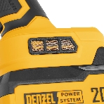 Машина шлифовальная угловая Denzel аккумуляторная бесщет. AGH-BL-20-125, Li-Ion, 20 В, фото15