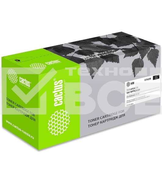 Картридж лазерный Cactus CS-TN221K черный (24000стр.) для Konica Minolta bizhub C227/C287
