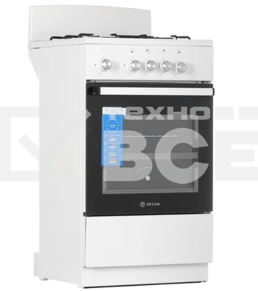 Газовая плита De Luxe 5040.48г (щ) белый