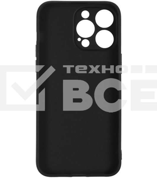 Чехол (клип-кейс) BoraSCO для Apple iPhone 15 Pro Max черный (72415)