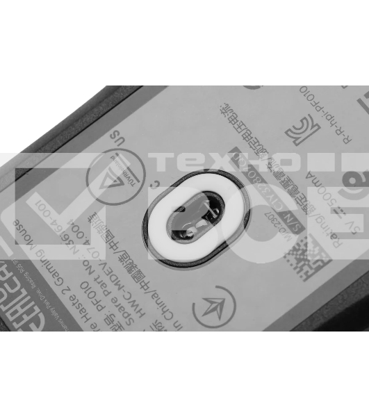 Мышь беспроводная HyperX Haste 2 черный, 26000 dpi, радиоканал, Bluetooth, USB, кнопки - 5