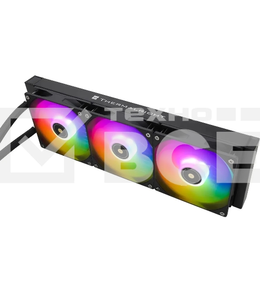 Система водяного охлаждения Thermalright Frozen Prism 360 ARGB Soc-AM5/AM4/1151/1200/2066/1700 черный 4-pin 27dB Al Ret (F-PRISM-360-BL-ARGB)