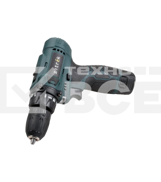 Дрель-шуруповерт аккумуляторная Zitrek Green 12V Max 085-1016, Аккумуляторная, 12В, 2 АКБ