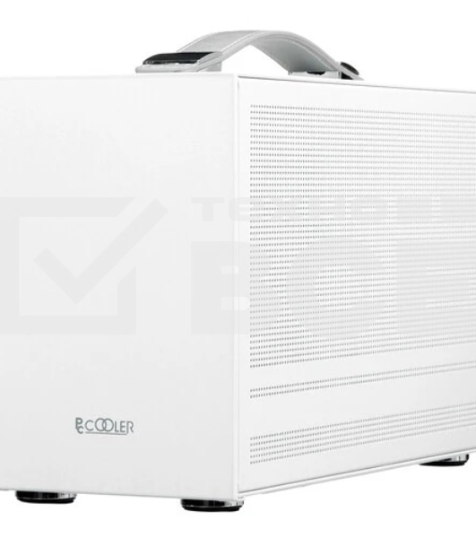 Компьютерный корпус PCCooler I100 PRO MESH WH, Mesh Compact, белый, SPCC, no fans ITX 60/300/SFX PSU support; 1x2.5