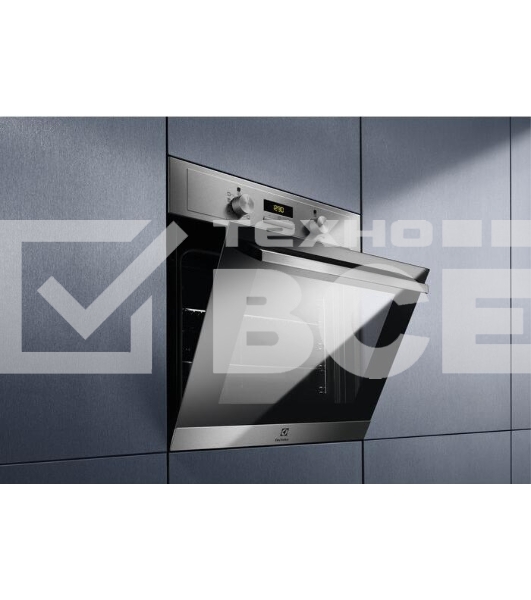 Духовой шкаф электрический встраиваемый Electrolux EOF3H00BX нержавеющая сталь