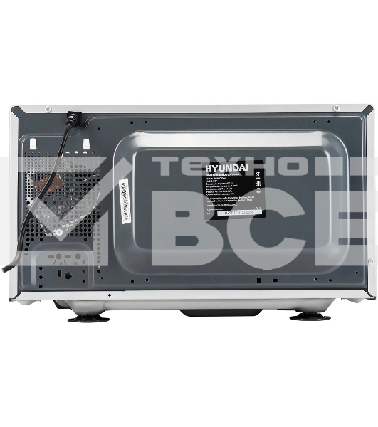 Микроволновая печь Hyundai HYM-D3044 черный/серебристый, 23 л, 700 Вт