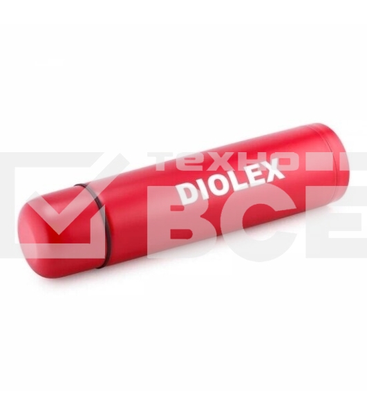 Термос Diolex DX-1000-2R 1000 мл, красный, с узким горлом