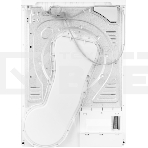 Сушильная машина Weissgauff WD 63121 DS Heat Pump белый, 10 кг, сушка - тепловой насос, программ - 15, 59.6 x 84.5 x 60.9 см, фото4