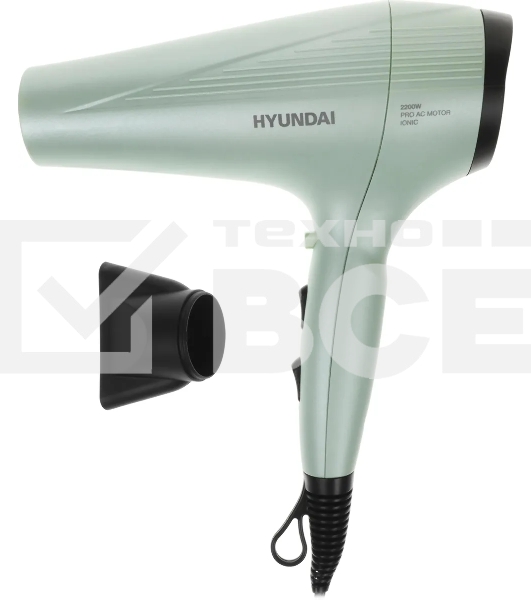 Фен Hyundai H-HDI0766 2200Вт оливковый
