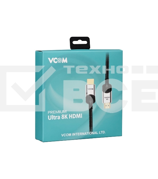 Кабель VCOM CG865-3M HDMI 19M/M,ver. 2.1, 8K@60 Hz 3 м VCOM CG865-3M