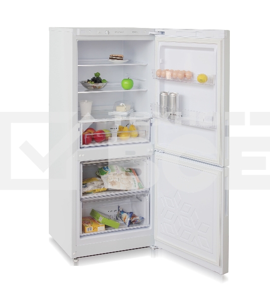 Холодильник Бирюса 6141 белый двухкамерный 165/60л морозилка снизу