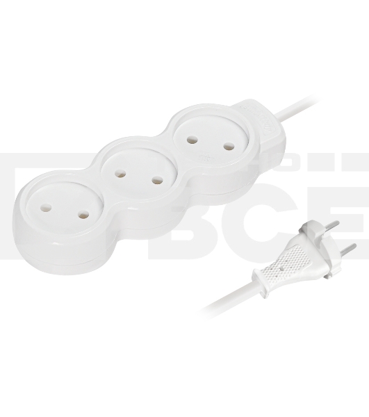 Удлинитель бытовой Smartbuy (SBE-10-3-10m-N) 3 гн х 10,0 м белый