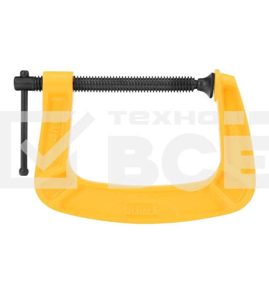 Струбцина Denzel G-образная, усиленная, 100 мм