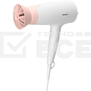Фен Philips BHD300/00 белый/розовый, 1600 Вт