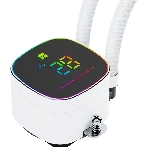 Система жидкостного охлаждения Thermalright Frozen Horizon 240 Digital (240мм, LED temp., White, ARGB/Fans: 2x120мм, 68.9CFM, 28.2dBA, 2000RPM/Pump height 53.2мм, Rad thickness 27мм/S: 1700, 1200, 1851, 115X, AM5, AM4), фото5
