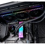 Система жидкостного охлаждения Thermalright Frozen Magic 360 Digital V2 ARGB Soc-AM5/AM4/1200/1700/1851 черный 4-pin 28dB Al LCD Ret (F-MAGIC-360-DIGITAL-BL-ARGB-V2), фото2