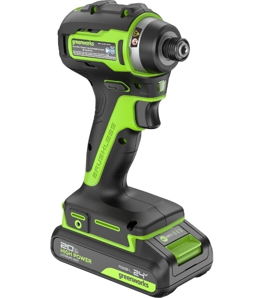 Винтоверт Greenworks ID3170 аккум. патрон:шестигр.1/4' (3804907CUA)