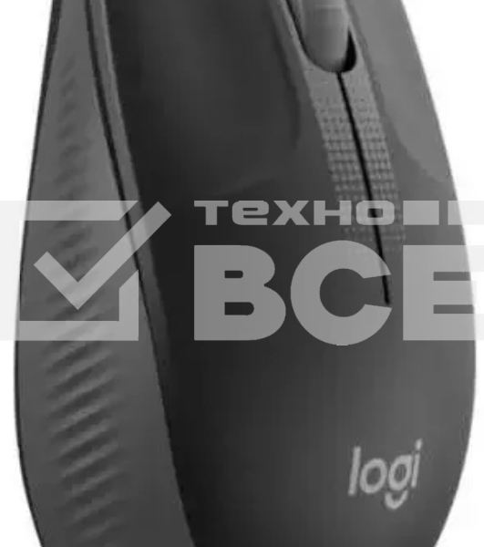 Мышь беспроводная Logitech M190 черный, 1000 dpi, радиоканал, USB, кнопки - 3