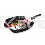 Сковорода-гриль квадратная 28 литая Индукция Гранит с/р, фото4