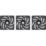 Комплект вентиляторов для корпуса Thermaltake TOUGHFAN EX12 Pro (3 шт.) черный, 120 мм, 2000 об/мин, 29.8 дБ, 4 pin, фото 1
