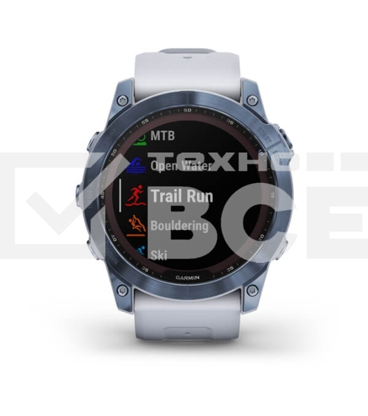 Смарт-часы Garmin Fenix 7x Sapphire Solar синий минерал 51мм