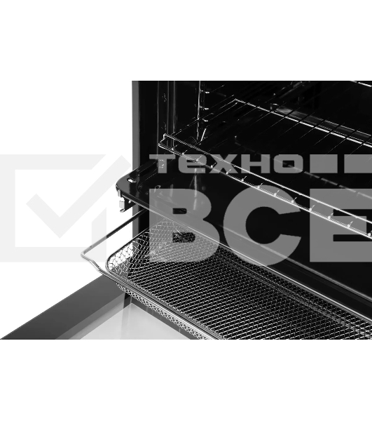 Встраиваемый духовой шкаф электрический Hyundai HEO 6745 BG черное стекло