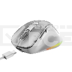 Мышь беспроводная Genius Ergo 9000S Pro серебристый, 2400 dpi, радиоканал, Bluetooth, USB, кнопки - 6, фото3