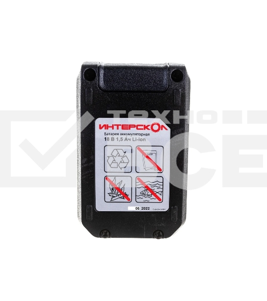 Батарея аккумуляторная ИНТЕРСКОЛ ДА-18ЭР 1,5А/ч, 18В, Li-ion [2400.016]