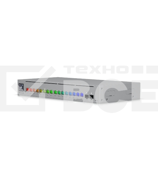 Коммутатор Ubiquiti UniFi Switch Pro Max 16 PoE PoE-коммутатор в стойку, 4х 2.5G RJ45, 12х 1G RJ45, 2х 10G SFP+, раздача 180 Вт