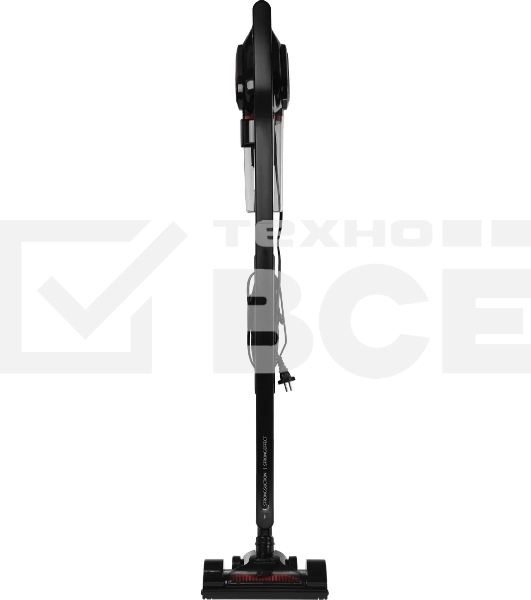 Пылесос вертикальный Deerma DX700 Pro черный, питание от сети, 210 Вт, уборка сухая, пылесборник 0.8 л