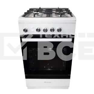 Газовая плита De Luxe 506040.24г ЧР белый