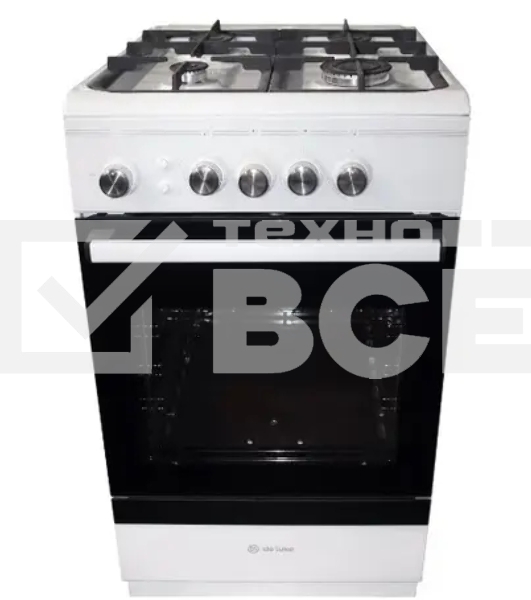 Газовая плита De Luxe 506040.24г ЧР белый