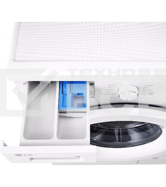 Стиральная машина LG F2Y1HS3W белый, загрузка фронтальная 7 кг, 1200 об/мин., класс: А