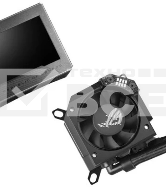 Жидкостная система охлаждения ASUS ROG RYUJIN III 360 90RC00L0-M0UAY0 черный 120мм алюминий+медь 2000rpm 30db 4-pin